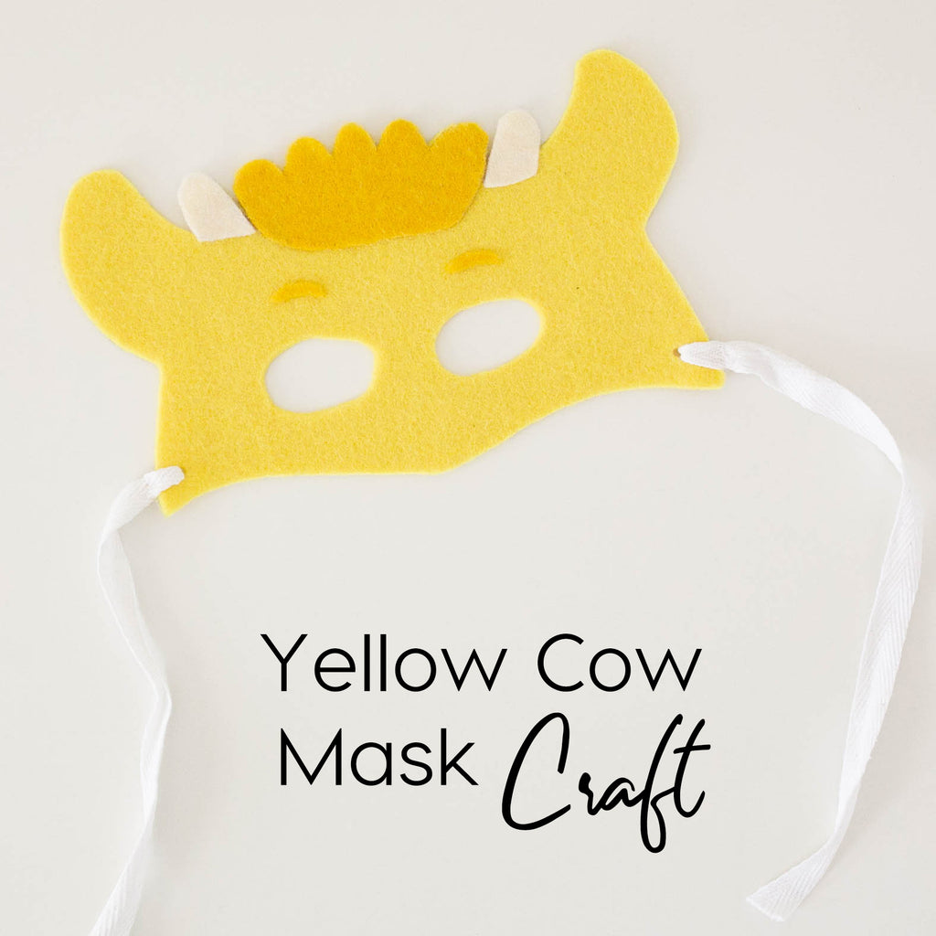 Yellow Cow Mask Craft
