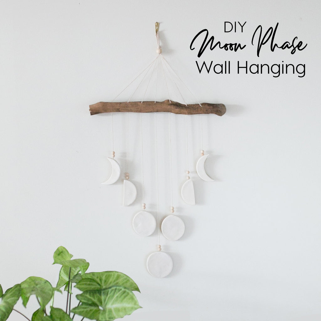 DIY Moon Phase Wall Hanging