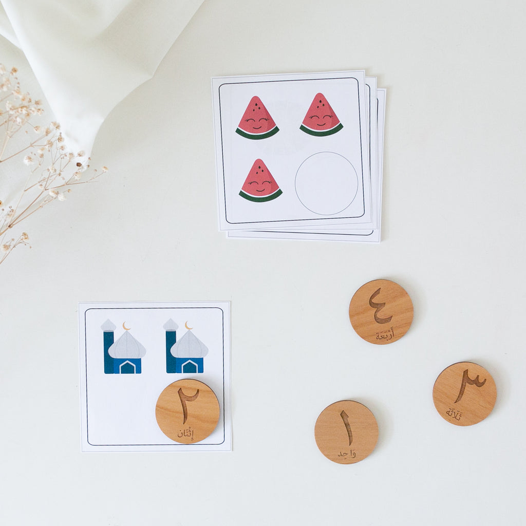Bilingual Number Disc Resources