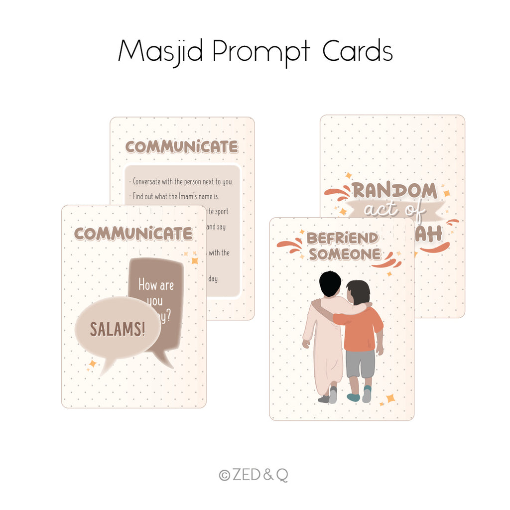 Masjid Prompt Cards