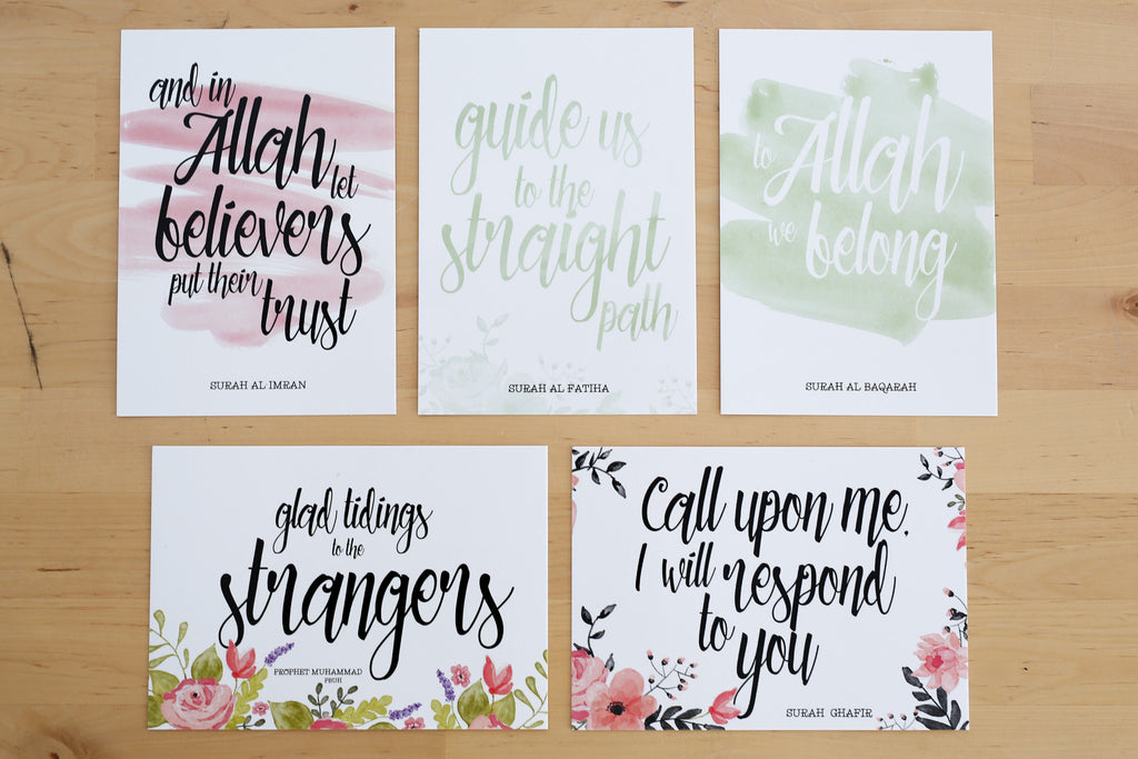 Zed&Q Islamic Product Divine Light Postcard Collection Postcards