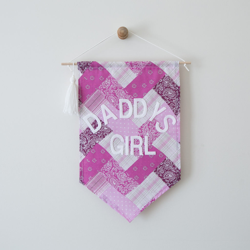 Zed&Q Islamic Product Daddy's Girl Banner Banner
