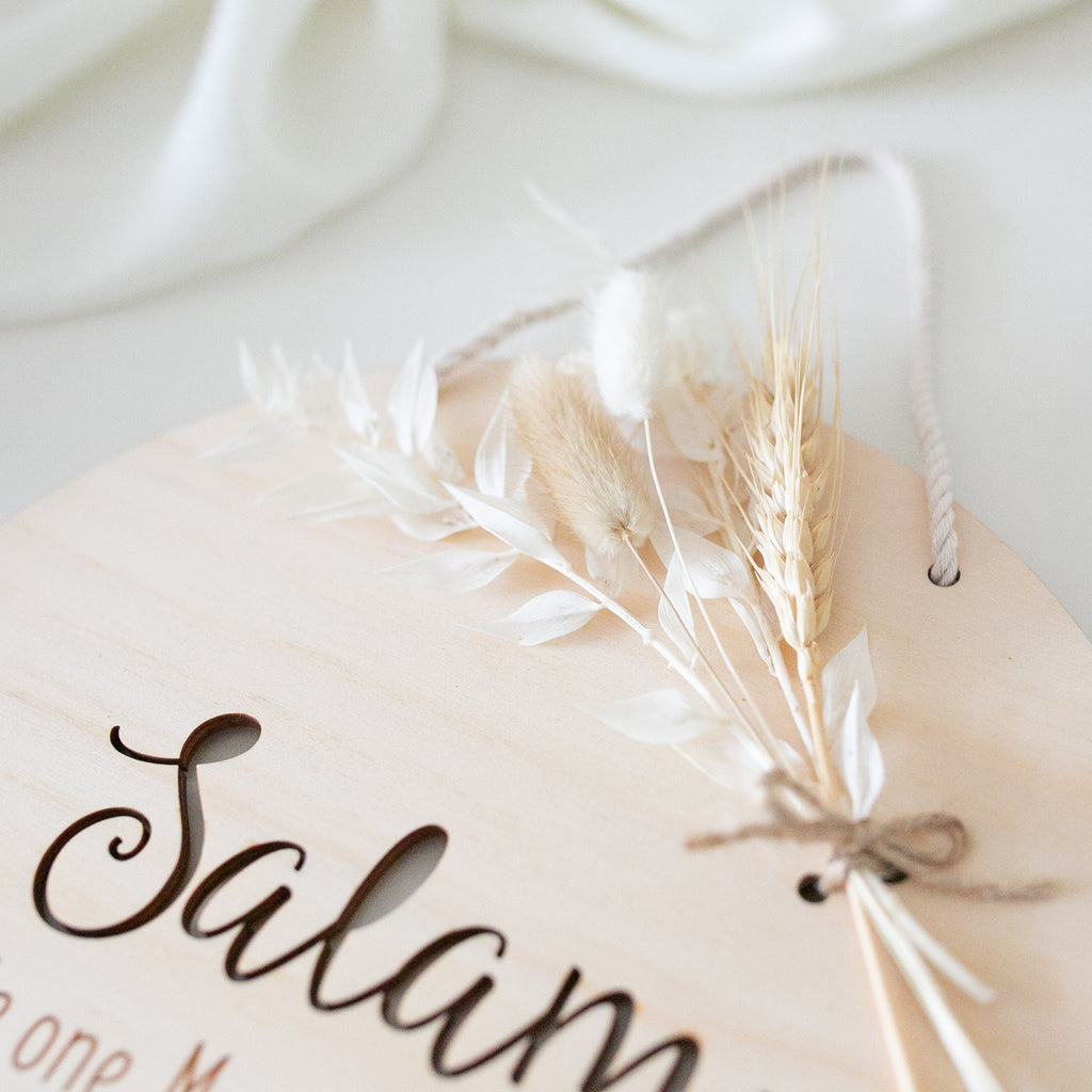 Salam Floral Nursery Plaque