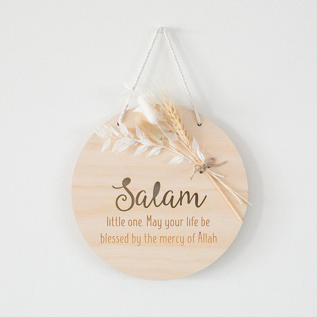 Salam Floral Nursery Plaque