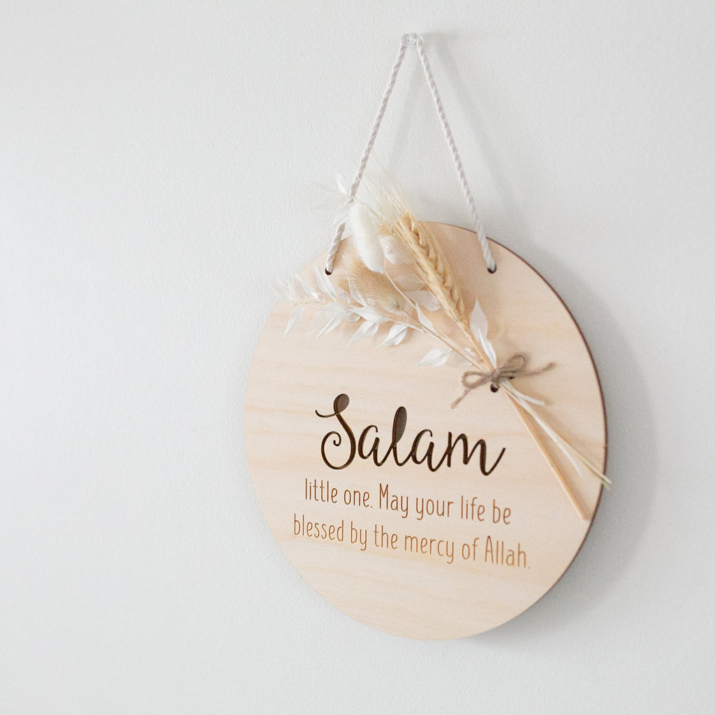 Salam Floral Nursery Plaque