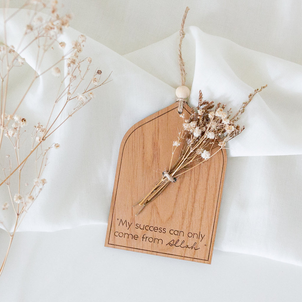 Success Floral Plaque