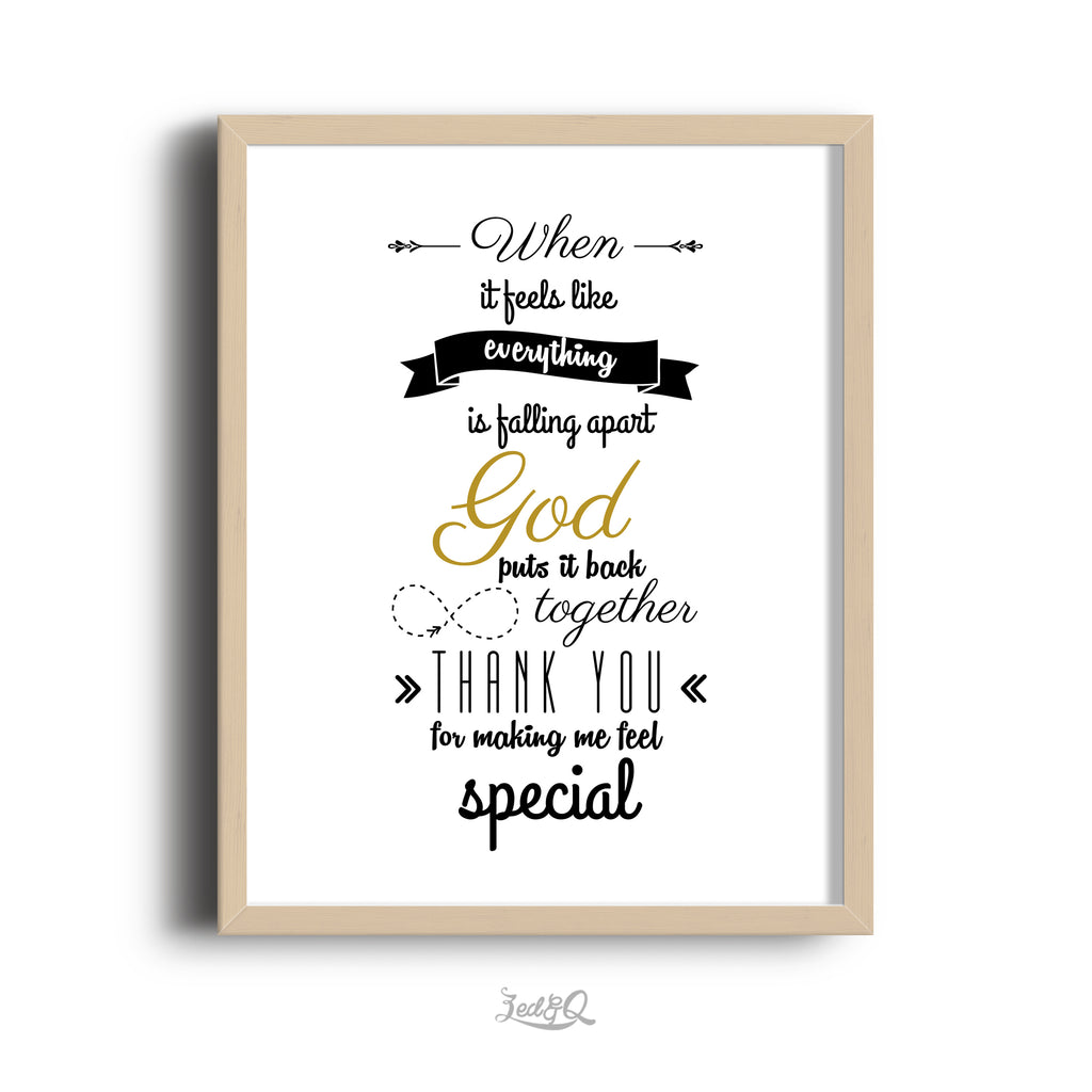 Zed&Q Islamic Product Letter To My Nurse Print Print