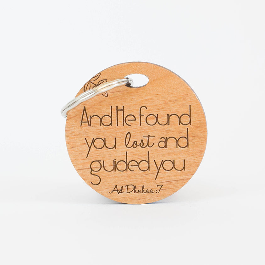 Zed&Q Islamic Product Guidance Keyring Wooden Keyring